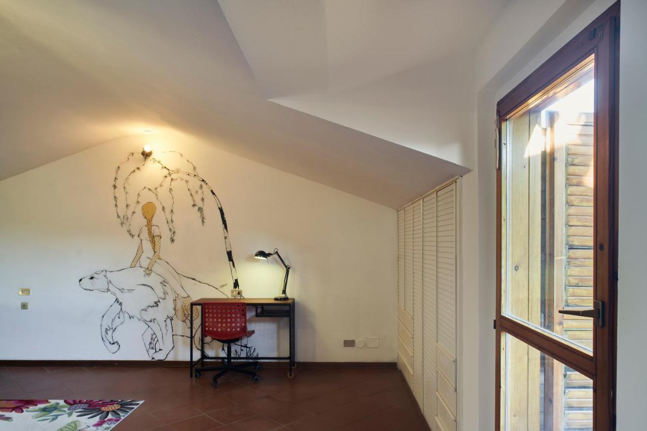 Ferienwohnung Little Brick House On Siena Hills With Balconies Exterior foto